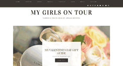Desktop Screenshot of mygirlsontour.com